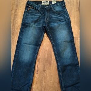 Ariat Men's Dark Blue Straight Jeans